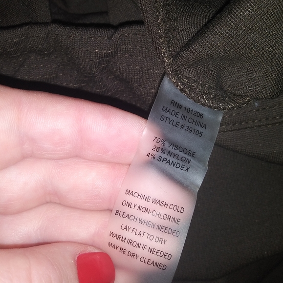 🆕Soft Surroundings | Olive Green Cropped Lounge Pants Size Large Petite - Picture 9 of 14